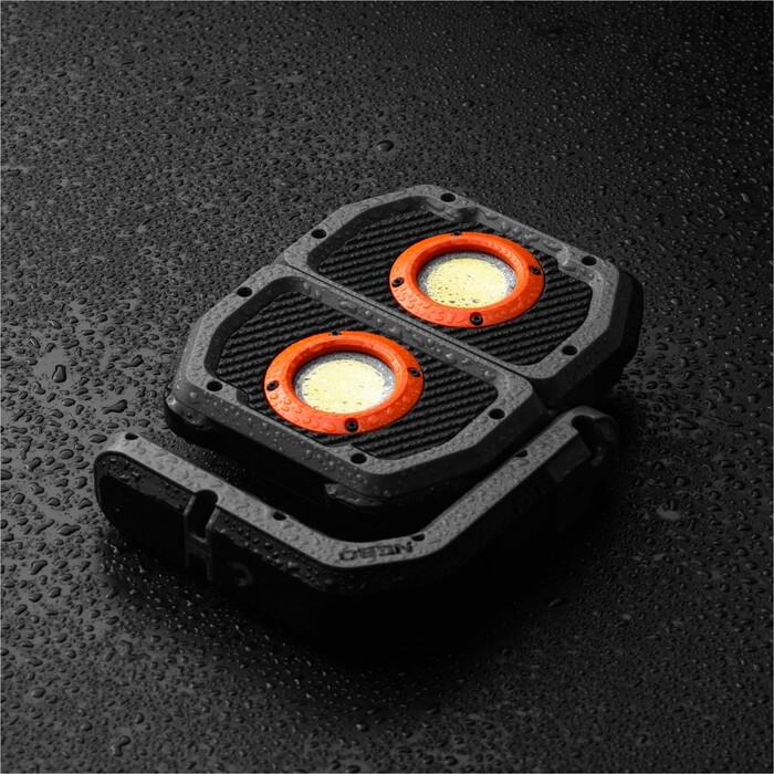 2024 Nebo OMNI 3K Rechargable Work Light NEB-WLT-1008-G - Black / Orange